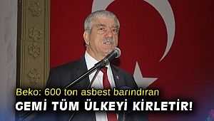 Beko: 600 ton asbest barındıran gemi sadece Aliağa’yı değil tüm ülkeyi kirletir!