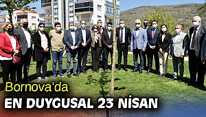 Bornova’da en duygusal 23 Nisan