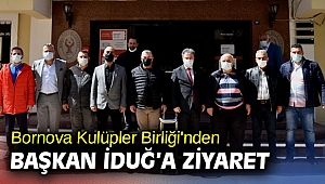 Bornova Kulüpler Birliği'nden Başkan İduğ’a ziyaret