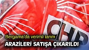 CHP'li Sertel'den verimli tarım arazisi çıkışı