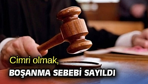 Cimri olmak, boşanma sebebi sayıldı