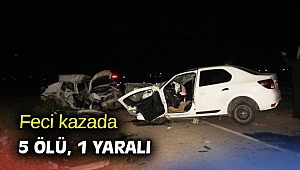 Feci kazada 5 ölü, 1 yaralı