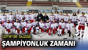 İzmir'de buzda şampiyonluk zamanı