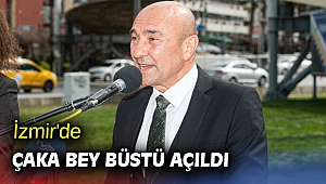 İzmir'de Çaka Bey Büstü açıldı