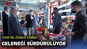 İzmir’de Zimem Defteri Geleneği Sürdürülüyor