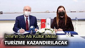 İzmir’in Su Altı Kültür Mirası Turizme Kazandırılacak