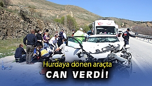 Kazada ağır yaralanan yaşlı adam kaldırıldığı hastanede yaşamını yitirdi