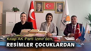 Kitap AK Parti İzmir’den, resimler çocuklardan