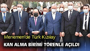Kızılay Kan alma birimi açıldı 