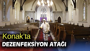 Konak’ta dezenfeksiyon atağı başladı