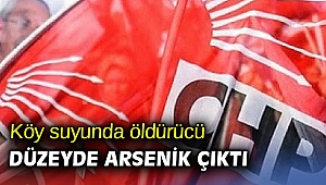 Köy suyunda öldürücü düzeyde Arsenik çıktı