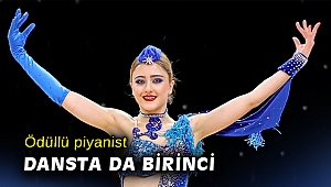 Ödüllü piyanist dansta da birinci
