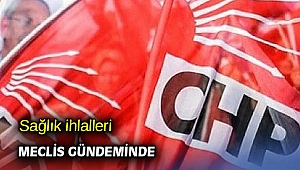 Sağlık ihlalleri meclis gündeminde