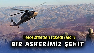 Teröristlerden roketli saldırı