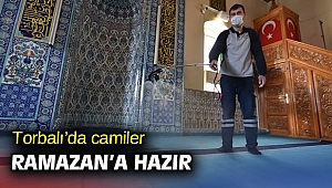 Torbalı’da camiler Ramazan’a hazır