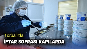 Torbalı’da iftar sofrası kapılarda