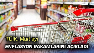 TÜİK, Mart ayı enflasyon rakamlarını açıkladı
