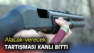 Alacak-verecek tartışması kanlı bitti: 1 yaralı