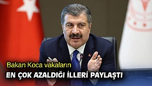 Bakan Koca açıkladı! İşte vakaların en çok azaldığı iller