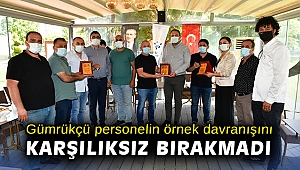 Başkan Gümrükçü personelin örnek davranışını karşılıksız bırakmadı