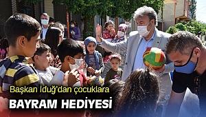 Başkan İduğ’dan çocuklara bayram hediyesi