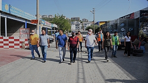 Başkan Ömer Günel sözünü tutuyor, esnafın yüzü gülüyor