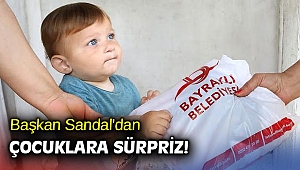 Başkan Sandal'dan çocuklara sürpriz!