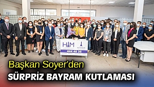 Başkan Soyer'den sürpriz bayram kutlaması
