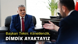 Başkan Tekin: Kenetlendik, dimdik ayaktayız