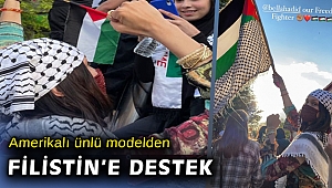 Bella Hadid, ABD'deki Filistin'e destek protestosuna katıldı
