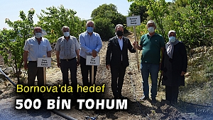 Bornova’da hedef 500 bin tohum