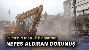 Buca’nın metruk binalarına nefes aldıran dokunuş