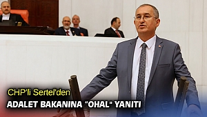 CHP’li Sertel'den Adalet Bakanına “OHAL