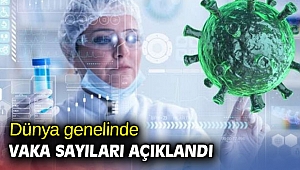 Dünya genelinde vaka sayıları açıklandı 