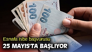 Esnafa hibe başvurusu 25 Mayıs'ta başlıyor