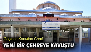Göçmen Konutları Camii yeni bir çehreye kavuştu
