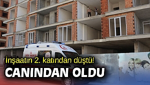 İnşaatın 2. katından düştü! Canından oldu