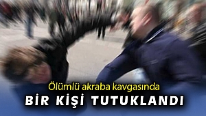 İzmir'de 1 kişinin öldüğü akraba kavgasına 1 tutuklama