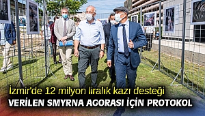 İzmir'de 12 milyon liralık kazı desteği verilen Smyrna Agorası için protokol