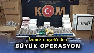 İzmir'de 6 milyon liralık kaçak ürün ele geçirildi