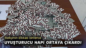 İzmir'de bekçinin dikkati binlerce uyuşturucu hapı ortaya çıkardı