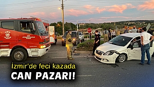 İzmir’de feci kazada can pazarı: Araçlarda sıkışan 3 kişi hastaneye kaldırıldı