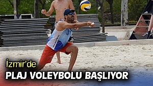 İzmir’de plaj voleybolu başlıyor
