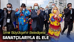 İzmir sanatçılarıyla el ele