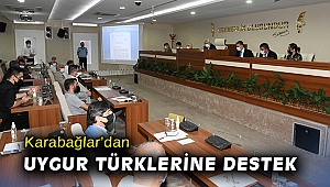 Karabağlar’dan Uygur Türklerine destek