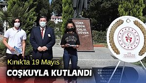 Kınık'ta 19 Mayıs coşkuyla kutlandı 