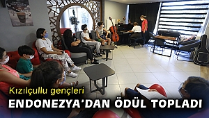 Kızılçullu gençleri Endonezya’dan ödül topladı