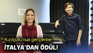 Kızılçullu’nun gençlerine İtalya’dan ödül!