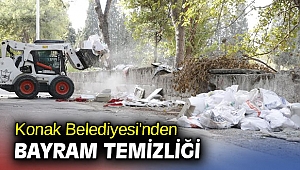 Konak Belediyesi'nden bayram temizliği