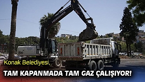 Konak Belediyesi, tam kapanmada tam gaz çalışıyor!